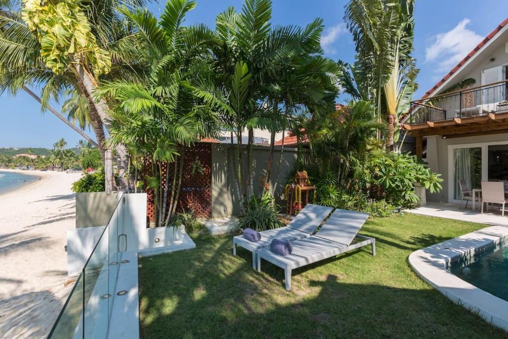Beachfront Villa Charmant With Private Pool Ко Самуи Екстериор снимка