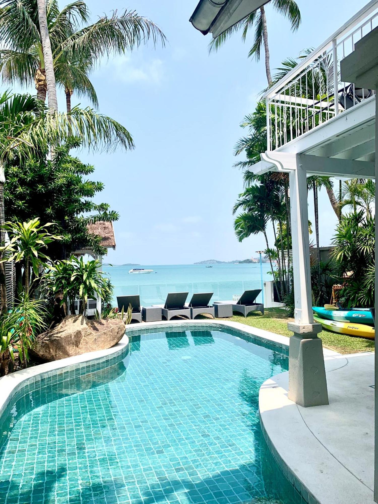 Beachfront Villa Charmant With Private Pool Ко Самуи Екстериор снимка