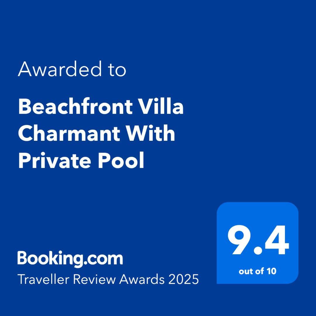 Beachfront Villa Charmant With Private Pool Ко Самуи Екстериор снимка
